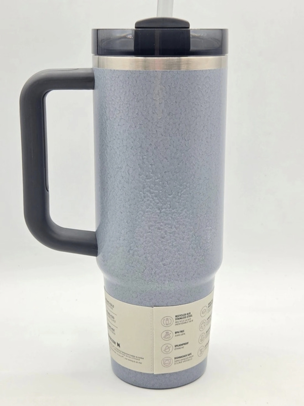 Stanley Classic Quencher H2.0 FlowState Tumbler 30 oz - Hammertone Silver - Picture 4 of 7